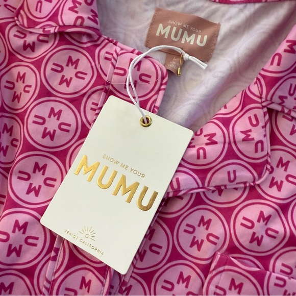 Show me your Mumu classic pink pj set New Large - Picture 10 of 13